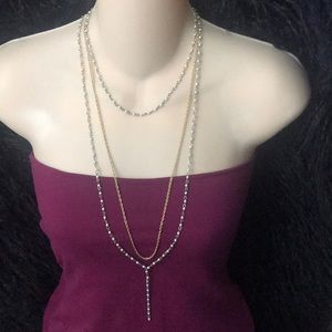 Sugarfix by Baublebar Gold Layered Lariat Necklace